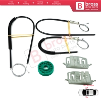 Window Regulator Repair Kit Left or Right Door for Ford Fiesta MK5 JD JH 2002–2008 Coupe 2/3 Door 2S51B23200