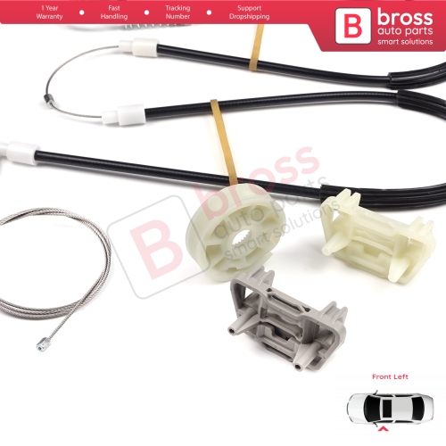 Window Regulator Repair Kit Front Left Door for Ford Focus MK1 4/5 Door Hatchback Sedan Estate Wagon 1138216