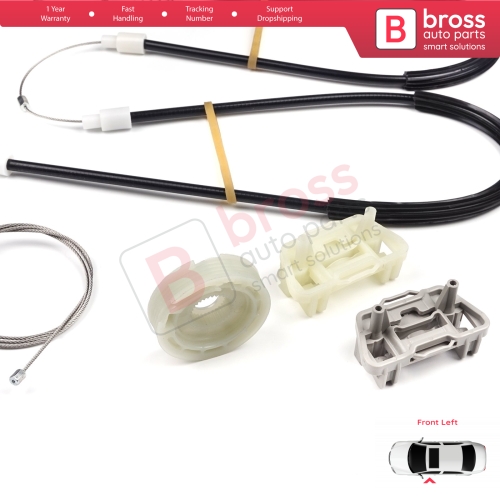 Window Regulator Repair Kit Front Left Door for Ford Focus MK1 4/5 Door Hatchback Sedan Estate Wagon 1138216