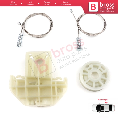 Window Regulator Repair Kit Rear Right Door for Ford Focus MK1 4/5 Door Hatchback Sedan Estate Wagon 1138203