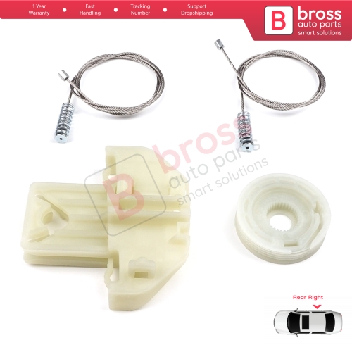 Window Regulator Repair Kit Rear Right Door for Ford Focus MK1 4/5 Door Hatchback Sedan Estate Wagon 1138203