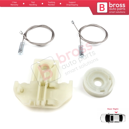 Window Regulator Repair Kit Rear Right Door for Ford Focus MK1 4/5 Door Hatchback Sedan Estate Wagon 1138203