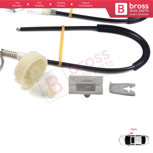 Window Regulator Repair Kit Right Door for Renault Megane MK1 X64 DA0/1 Coupe 1996-2003 2/3 Door 7700834393
