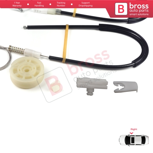 Window Regulator Repair Kit Right Door for Renault Megane MK1 X64 DA0/1 Coupe 1996-2003 2/3 Door 7700834393