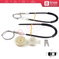 Window Regulator Repair Kit Left Door for Renault Megane MK1 X64 DA0/1 Coupe 1996-2003 2/3 Door 7700834394