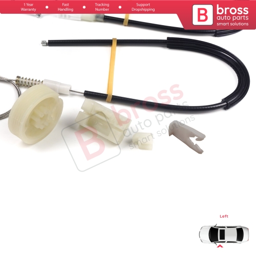 Window Regulator Repair Kit Left Door for Renault Megane MK1 X64 DA0/1 Coupe 1996-2003 2/3 Door 7700834394
