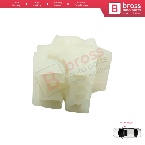 Window Regulator Repair Clips Front Right Door for VW Transporter T5 Caravelle Multivan 2003-2015 7H0837754