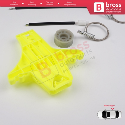 Window Regulator Repair Kit Rear Right Door for VW Jetta Golf MK5 A5 1K R32 GTI Rabbit Plus 5M1 1K5839462