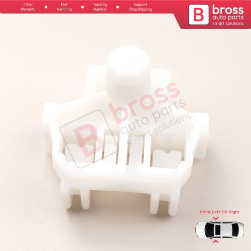 Window Regulator Repair Clips Front Left or Right Door for Renault Clio MK2 BB/CB 1998-2012 4/5 Door 7700842240 7700842241