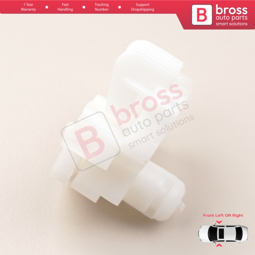 Window Regulator Repair Clips Front Left or Right Door for Renault Clio MK2 BB/CB 1998-2012 4/5 Door 7700842240 7700842241