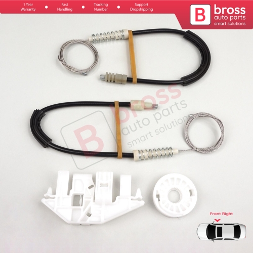 Window Regulator Repair Kit Front Right Door for Peugeot 406 8B 8E/F 1995-2004 4/5 Door 9222F4