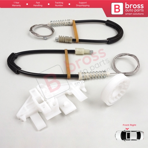 Window Regulator Repair Kit Front Right Door for Peugeot 406 8B 8E/F 1995-2004 4/5 Door 9222F4