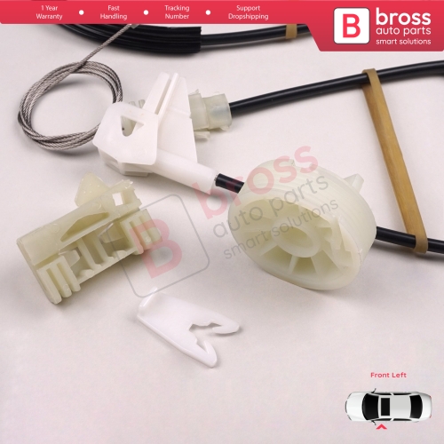 Window Regulator Repair Kit Front Left Door for Renault Scenic MK1 JA JA0/1 1996-2003 7700838592