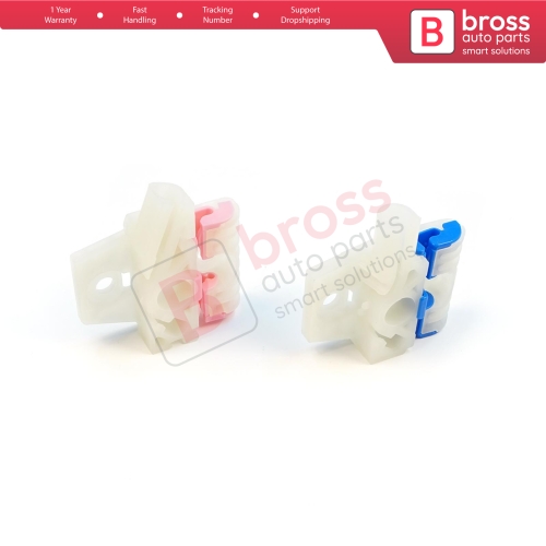 Window Regulator Repair Clips Front Left A+B for VW Golf MK6 A6 5K 5K1 AJ5 Variant 2008-20014 5-Door 5K0837461