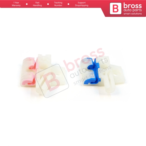 Window Regulator Repair Clips Front Left A+B for VW Golf MK6 A6 5K 5K1 AJ5 Variant 2008-20014 5-Door 5K0837461