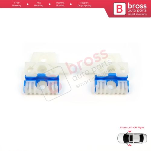 Window Regulator Repair Clips Front A+B for VW Golf MK6 A6 5K 5K1 AJ5 Variant 2008-20014 5-Door 5K0837462