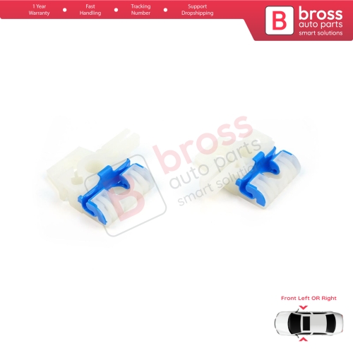 Window Regulator Repair Clips Front A+B for VW Golf MK6 A6 5K 5K1 AJ5 Variant 2008-20014 5-Door 5K0837462