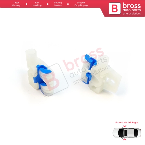 Window Regulator Repair Clips Front A+B for VW Golf MK6 A6 5K 5K1 AJ5 Variant 2008-20014 5-Door 5K0837462