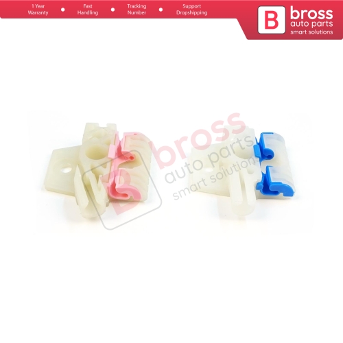 Window Regulator Repair Clips Front Right A+B for VW Golf MK6 A6 5K 5K1 AJ5 Variant 2008-20014 5-Door 5K0837462