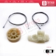 Window Regulator Repair Kit Front Left Door for Citroen C3 MK1 FC FN 2002-2010 5-Door Hatchback 9221AQ