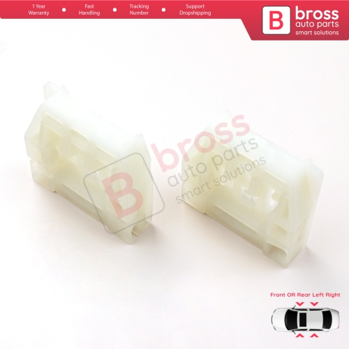 Power Window Regulator Repair Clips Left or Right Door for Skoda Octavia MK1 1U 1U2 1U5 2001-2010 4/5 Door Facelift 1U0837462B