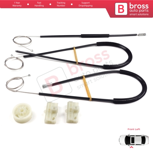 Window Regulator Repair Kit Front Left Door for Mercedes Vito Viano Mixto V Class MK2 W639 2003-2010 6397200046