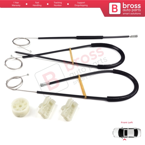 Window Regulator Repair Kit Front Left Door for Mercedes Vito Viano Mixto V Class MK2 W639 2003-2010 6397200046