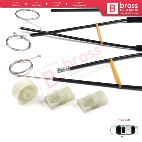 Window Regulator Repair Kit Front Left Door for Mercedes Vito Viano Mixto V Class MK2 W639 2003-2010 6397200046