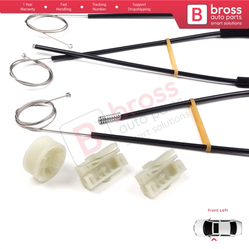 Window Regulator Repair Kit Front Left Door for Mercedes Vito Viano Mixto V Class MK2 W639 2003-2010 6397200046