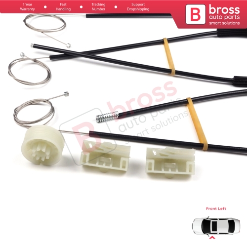 Window Regulator Repair Kit Front Left Door for Mercedes Vito Viano Mixto V Class MK2 W639 2003-2010 6397200046