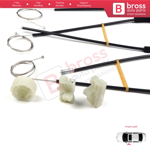 Window Regulator Repair Kit Front Left Door for Mercedes Vito Viano Mixto V Class MK2 W639 2003-2010 6397200046