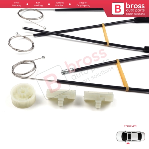 Window Regulator Repair Kit Front Left Door for Mercedes Vito Viano Mixto V Class MK2 W639 2003-2010 6397200046