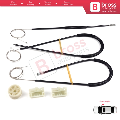 Window Regulator Repair Kit Front Right Door for Mercedes Vito Viano Mixto V Class MK2 W639 2003-2010 6397200146