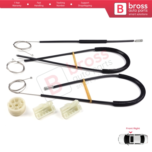 Window Regulator Repair Kit Front Right Door for Mercedes Vito Viano Mixto V Class MK2 W639 2003-2010 6397200146