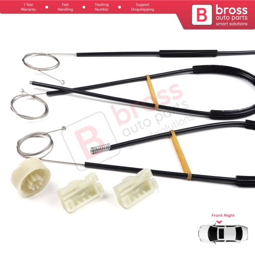 Window Regulator Repair Kit Front Right Door for Mercedes Vito Viano Mixto V Class MK2 W639 2003-2010 6397200146