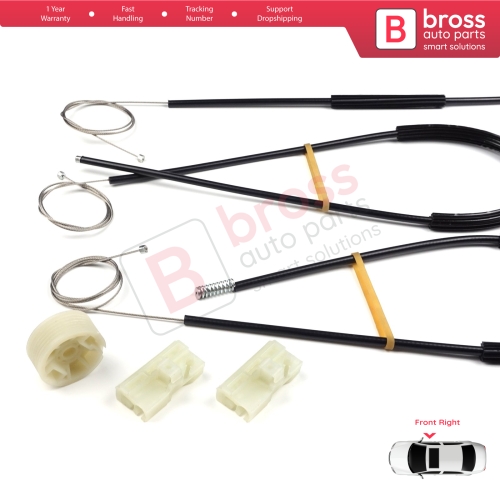 Window Regulator Repair Kit Front Right Door for Mercedes Vito Viano Mixto V Class MK2 W639 2003-2010 6397200146