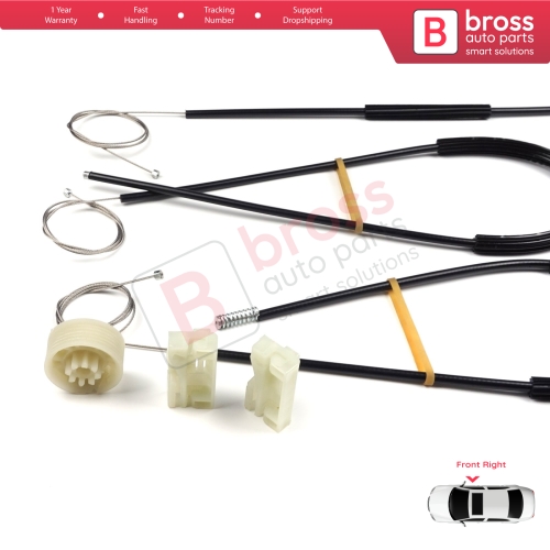 Window Regulator Repair Kit Front Right Door for Mercedes Vito Viano Mixto V Class MK2 W639 2003-2010 6397200146