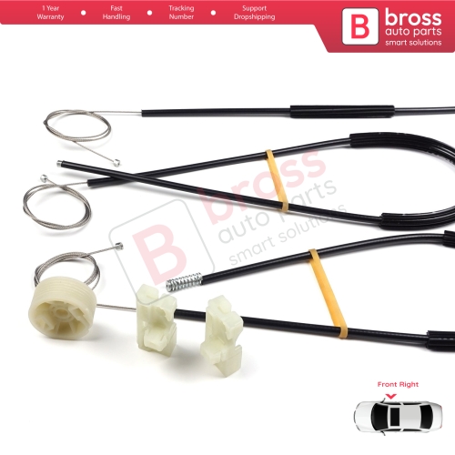 Window Regulator Repair Kit Front Right Door for Mercedes Vito Viano Mixto V Class MK2 W639 2003-2010 6397200146