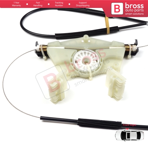 Window Regulator Repair Kit Front Right Door for Audi A4 B6 8E2 8E5 B7 8EC 8ED Seat Exeo 3R2 3R5 4/5 Door 8E0837462