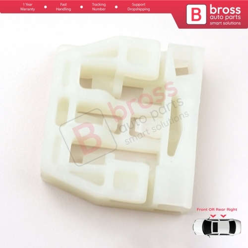 Power Window Regulator Repair Clips Right Door for Skoda Octavia MK1 1U 1U2 1U5 2001-2010 4/5 Door Facelift 1U0837462B