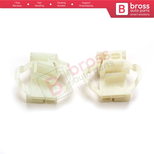 Window Regulator Repair Clips Front Right for VW Polo Classic 6V Caddy MK2 Seat Cordoba MK1 Ibiza MK2 Inca Skoda Octavia MK1 1U 6K4837402