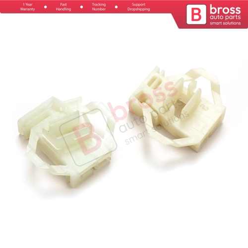 Window Regulator Repair Clips Front Right for VW Polo Classic 6V Caddy MK2 Seat Cordoba MK1 Ibiza MK2 Inca Skoda Octavia MK1 1U 6K4837402