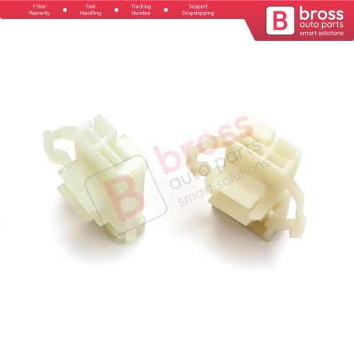 Window Regulator Repair Clips Front Right for VW Polo Classic 6V Caddy MK2 Seat Cordoba MK1 Ibiza MK2 Inca Skoda Octavia MK1 1U 6K4837402