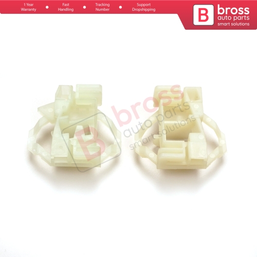 Window Regulator Repair Clips Front Right for VW Polo Classic 6V Caddy MK2 Seat Cordoba MK1 Ibiza MK2 Inca Skoda Octavia MK1 1U 6K4837402