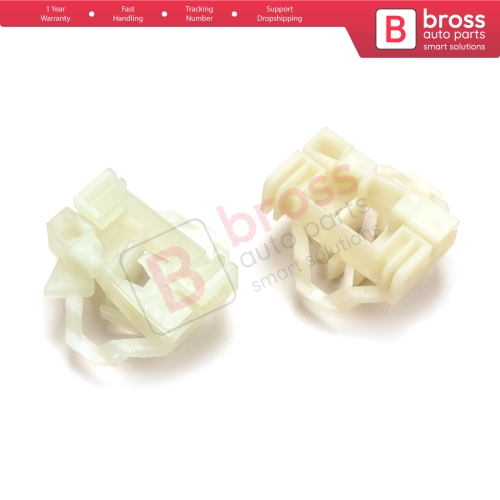 Window Regulator Repair Clips Front Right for VW Polo Classic 6V Caddy MK2 Seat Cordoba MK1 Ibiza MK2 Inca Skoda Octavia MK1 1U 6K4837402