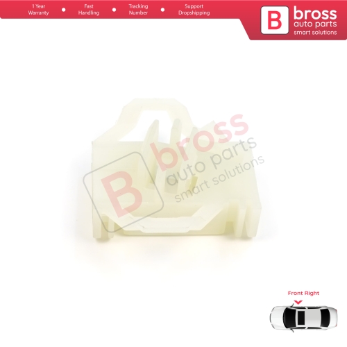 Window Regulator Repair Clips R1 Front Right for VW Polo Classic 6V Caddy MK2 Seat Cordoba MK1 Ibiza MK2 Inca Skoda Octavia MK1 1U 6K4837402