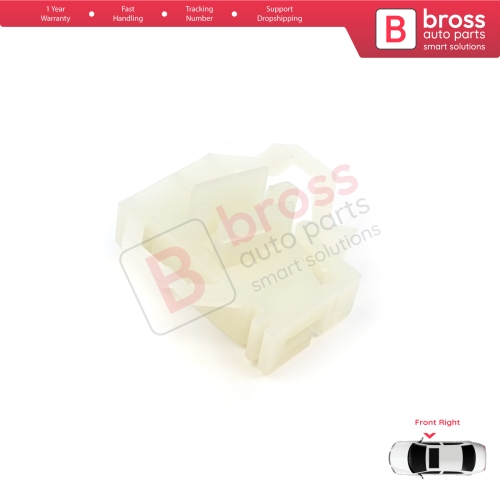 Window Regulator Repair Clips R1 Front Right for VW Polo Classic 6V Caddy MK2 Seat Cordoba MK1 Ibiza MK2 Inca Skoda Octavia MK1 1U 6K4837402
