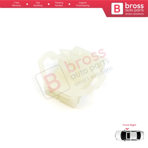 Window Regulator Repair Clips R1 Front Right for VW Polo Classic 6V Caddy MK2 Seat Cordoba MK1 Ibiza MK2 Inca Skoda Octavia MK1 1U 6K4837402