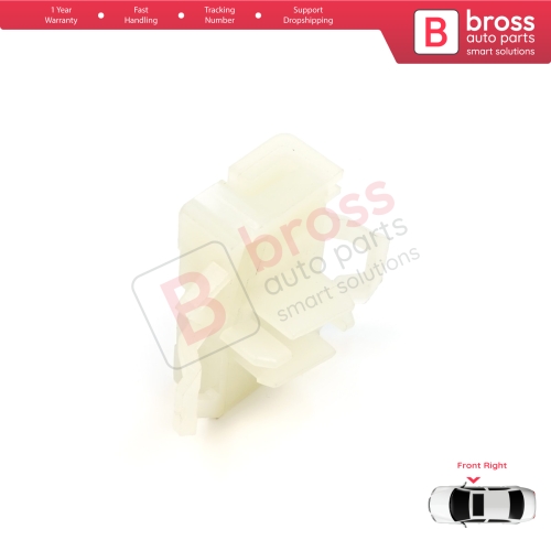 Window Regulator Repair Clips R1 Front Right for VW Polo Classic 6V Caddy MK2 Seat Cordoba MK1 Ibiza MK2 Inca Skoda Octavia MK1 1U 6K4837402
