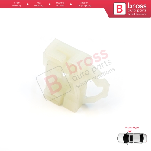 Window Regulator Repair Clips R1 Front Right for VW Polo Classic 6V Caddy MK2 Seat Cordoba MK1 Ibiza MK2 Inca Skoda Octavia MK1 1U 6K4837402